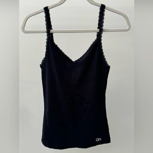 Gilly Hicks Navy Blue Lace‎ Cami Top, Size S